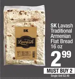 Super King Markets SK Lavash Traditional Armenian Flat Bread offer