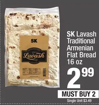 Super King Markets SK Lavash Traditional Armenian Flat Bread offer