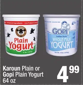 Super King Markets Karoun Plain or Gopi Plain Yogurt offer