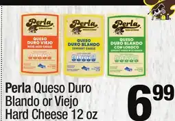 Super King Markets Perla Queso Duro Blando or Viejo Hard Cheese offer