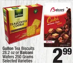 Super King Markets Gullon Tea Biscuits 28.2 oz or Balconi Wafers 250 Grams offer