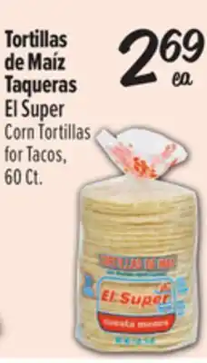 El Super Corn Tortillas for Tacos offer