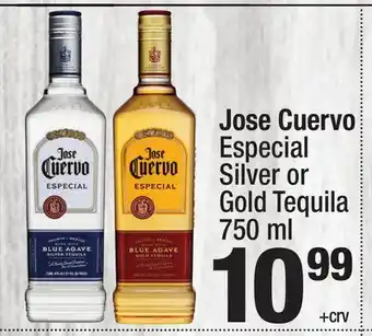 Super King Markets Jose Cuervo Especial Silver or Gold Tequila offer
