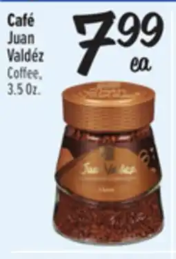 El Super Café Juan Valdéz Coffee offer