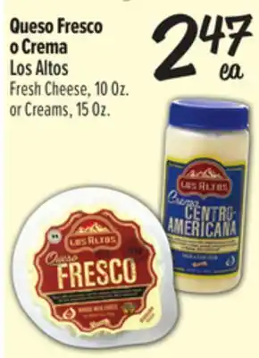 El Super Fresh Cheese, 10 Oz. or Creams, 15 Oz offer