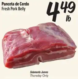 El Super Fresh Pork Belly offer