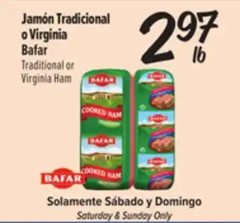 El Super Traditional or Virginia Ham offer