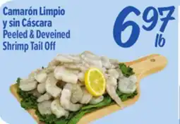 El Super Peeled & Deveined Shrimp Tail Off offer