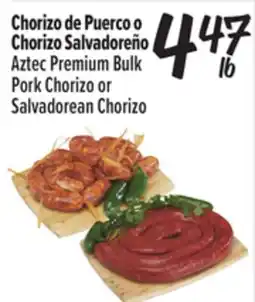 El Super Aztec Premium Bulk Pork Chorizo or Salvadorean Chorizo offer