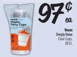 El Super Simply Value Clear Cups offer