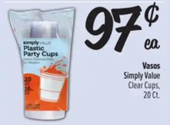 El Super Simply Value Clear Cups offer