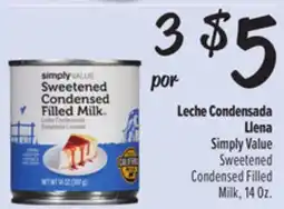 El Super Simply Value Sweetened Condensed Filled Milk offer