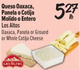 El Super Ground or Whole Cotija Cheese offer