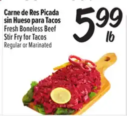 El Super Fresh Boneless Beef Stir Fry for Tacos offer