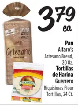 El Super Alfaro's Artesano Bread offer
