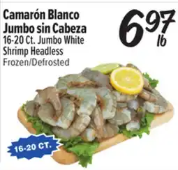 El Super 16-20 Ct. Jumbo White Shrimp Headless offer