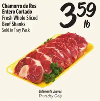 El Super Fresh Whole Sliced Beef Shanks offer
