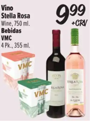 El Super Stella Rosa Wine, 750 ml., VMC 4 Pk., 355 ml offer