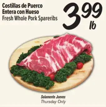 El Super Fresh Whole Pork Spareribs offer
