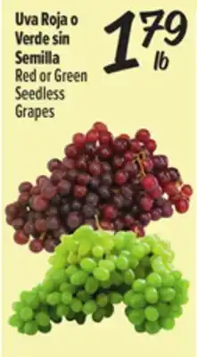 El Super Red or Green Seedless Grapes offer