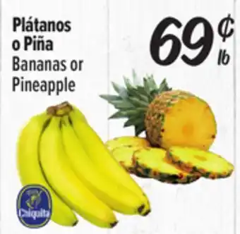 El Super Bananas or Pineapple offer