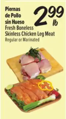 El Super Fresh Boneless Skinless Chicken Leg Meat offer
