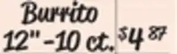 El Super Burrito offer