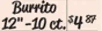 El Super Burrito offer
