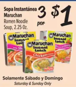 El Super Maruchan Ramen Noodle Soup offer