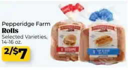 Roche Bros Pepperidge Farm Rolls offer