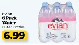 Roche Bros Evian Water 6 Pack offer