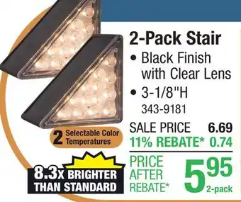 Menards 2-Pack Stair offer