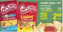 Menards Tortilla Chips offer