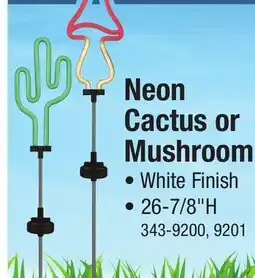 Menards Neon Cactus or Mushroom offer