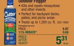 Menards Outdoor Fogger offer