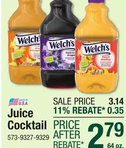 Menards Juice Cocktail offer