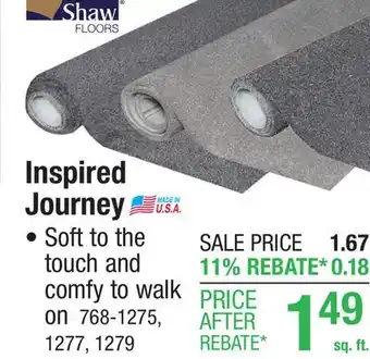 Menards Inspired Journey offer