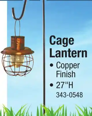 Menards Cage Lantern offer