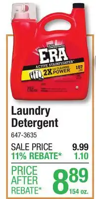 Menards Laundry Detergent offer