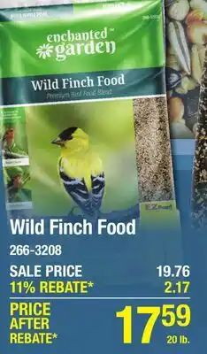Menards Wild Finch Food offer