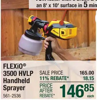 Menards FLEXiO 3500 HVLP Handheld Sprayer offer