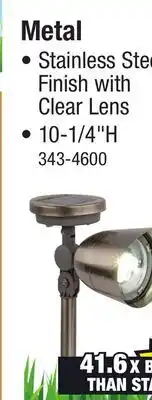 Menards Metal Solar Spot offer