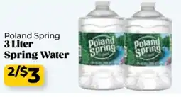 Roche Bros Poland Spring Water offer