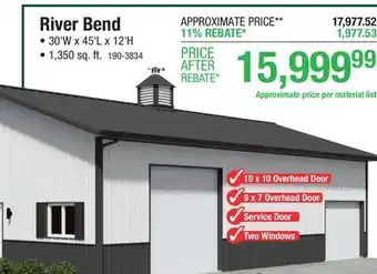 Menards River Bend offer