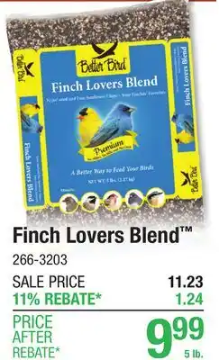 Menards Finch Lovers Blend offer