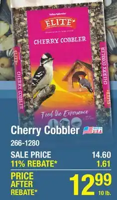 Menards Cherry Cobbler offer