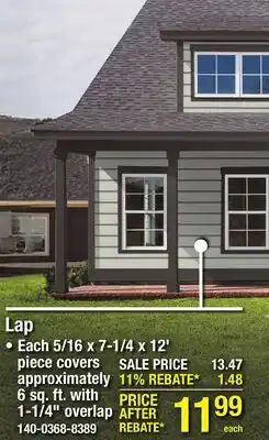 Menards Lap offer