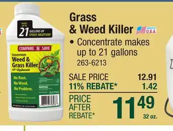 Menards Grass & Weed Killer offer