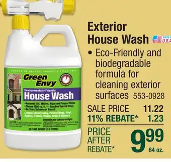 Menards Exterior House Wash offer