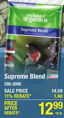 Menards Supreme Blend offer